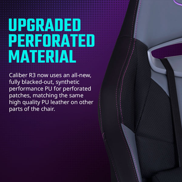 Cooler Master Caliber R3 Purple-Black Gaming Chair